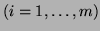 $(i = 1 ,\ldots, m)$