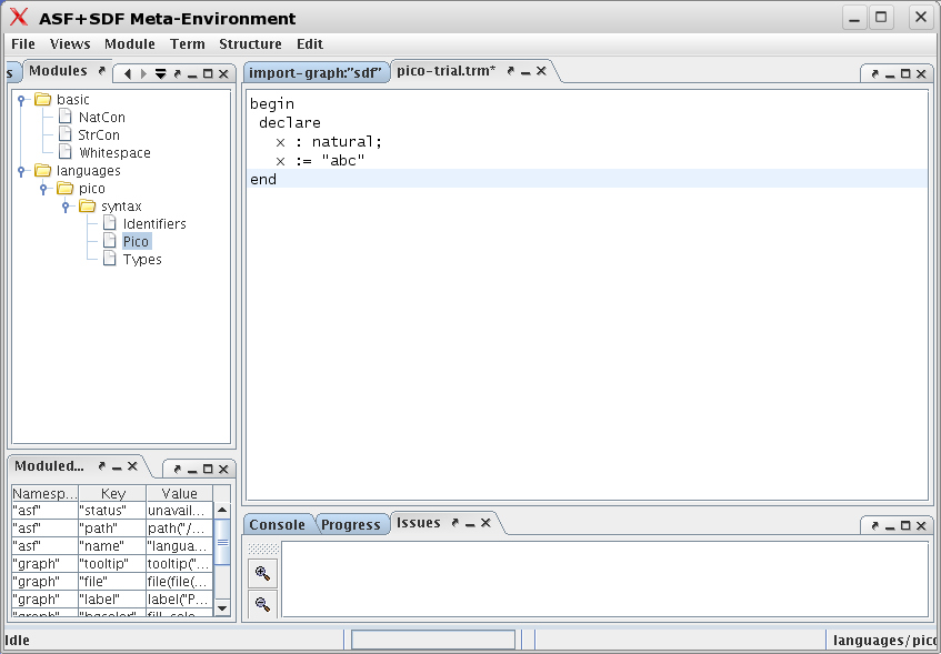 First program after typing it in.