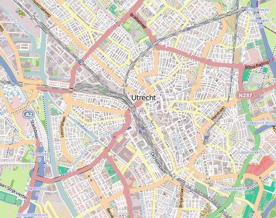 Utrecht on OSM