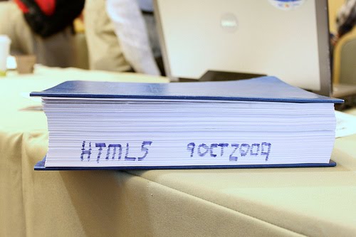 The HTML5 SPec printed