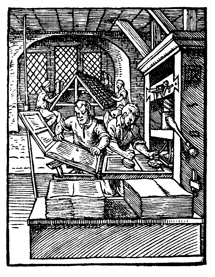 Printing in 1568