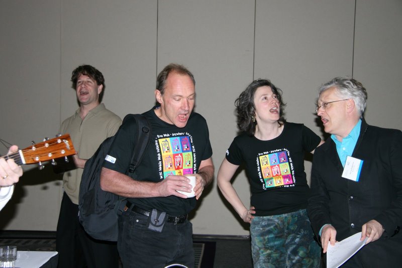 Singing with Tim Berners-Lee