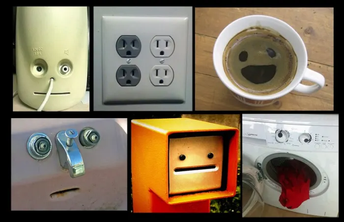 Pareildolia examples of faces